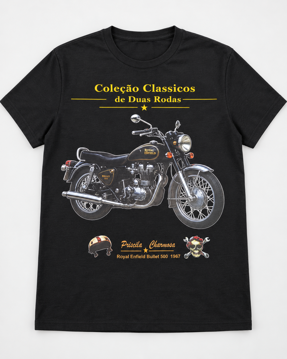Camiseta Royal Enfield Bullet 500 1967 - Imagem 2