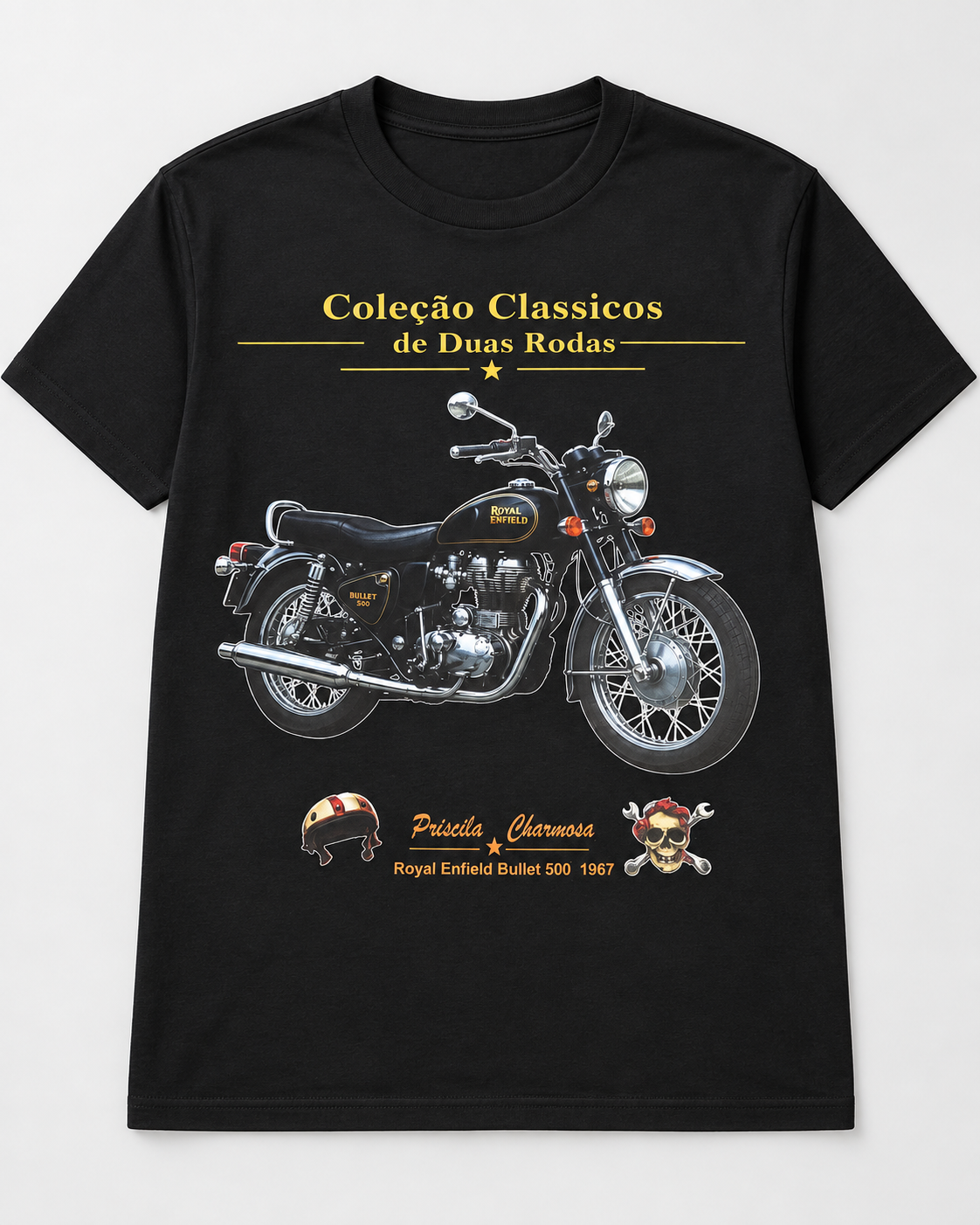 Camiseta Royal Enfield Bullet 500 1967