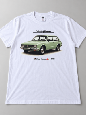 camiseta branca Brasília verde 1974
