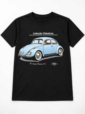 Camiseta Fusca azul claro 1971