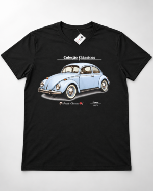 Camiseta Fusca azul claro 1971